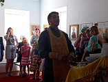 Иерей Александр Левчик совершил молебен для учителей и учащихся в храмах Боковского района