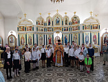 В воскресной школе "Светоч" храма святого благоверного князя Александра Невского прошло пасхальное мероприятие