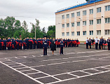 Духовенство города Шахты приняло участие в праздновании Дня Победы в Шахтинском казачьем кадетском корпусе