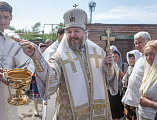 В Престольный день Преосвященнейший епископ Симон совершил Божественную литургию в храме Вознесения Господня города Шахты