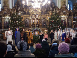 Рождественское представление состоялось в храме Успения Пресвятой Богородицы Донецкого Успенского архиерейского подворья