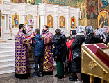 В Неделю Торжества Православия епископ Симон совершил Божественную литургию в Покровском кафедральном соборе