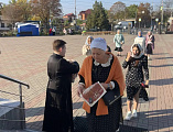 В Покровском кафедральном соборе прошла миссионерская акция, посвященная празднику Покрова Пресвятой Богородицы