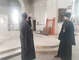 Благочинный Нижнедонского округа посетил храм Покрова Пресвятой Богородицы в станице Кривянской