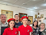 Юнармейцы школы №16 встретились с протоиереем Романом Амплеевым