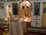Праздничная Божественная литургия в селе Лысогорка