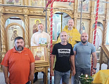 Соборное богослужение в Донском храме Новошахтинска с участием духовенства и казачества