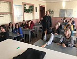 Пастырский визит иеромонаха Димитрия (Яроцкого) к учащимся Казачьего Кадетского профессионального техникума