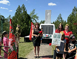 В хуторе Усьман прошёл митинг в День памяти и скорби