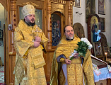 Епископ Николай возглавил Божественную литургию в Свято-Пантелеимоновском храме города Миллерово