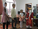 Иерей Иоанн Трофимов поздравил с праздником Рождества Христова учащихся школы № 49 и воспитанников воскресной школы Никольского прихода пос. Аютинский