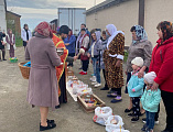 Освящение пасхальных куличей совершено в отдаленных поселениях Сулинского округа