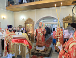 В пятницу Светлой седмицы Преосвященнейший епископ Симон с архипастырским визитом посетил храм Донской иконы Божией Матери г. Новошахтинска