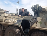 Иерей Сергий Липень посетил военнослужащих 163-го танкового полка