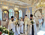 Престольный праздник в храме честь Рождества великого пророка Предтечи и Крестителя Господня Иоанна молитвенно отметили в станице Боковской