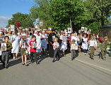 В 74-ю годовщину празднования Дня Победы в Октябрьском районе прошли торжественные мероприятия, посвященные Дню Победы