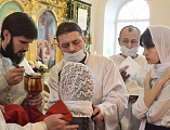 7 января под сводами Свято-Троицкого храма г. Каменск-Шахтинский прошло торжественное Рождественское Богослужение