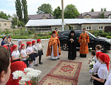 Преосвященнейший епископ Симон с архипастырским визитом посетил приход в честь великомученика Пантелеимона города Гуково