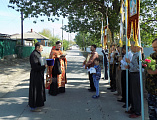 В станице Вешенская прошел крестный ход, приуроченный к празднованию Дня Победы