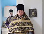 В Неделю 3-ю Великого поста, Крестопоклонную, Преосвященнейший епископ Симон совершил Божественную литургию в храме в честь Святой Троицы хут. Ягодинка