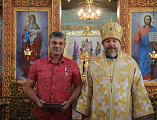Преосвященнейший епископ Симон с архипастырским визитом посетил приход святителя Николая хутора Гуково