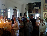 В день Пятидесятницы престольный праздник отметил храм Святой Троицы хутора Ягодинка Октябрьского района