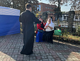 В Покровском кафедральном соборе прошла миссионерская акция, посвященная празднику Покрова Пресвятой Богородицы