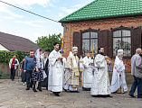 В праздник Вознесения Господня Преосвященнейший епископ Симон совершил Божественную литургию в Вознесенском храме г. Шахты