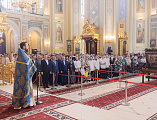 С сонмом архиереев Православной Церкви епископ Симон принял участие в торжествах по случаю празднования Донской иконы Божией Матери
