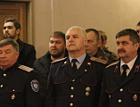 Духовник Черкасского округа войскового казачьего общества «Всевеликое войско Донское» протоиерей Михаил Борисенко принял участие в Большом выборном Кругу Шахтинского городского казачьего общества «Александровск-Грушевское»
