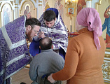 В храме Святителя Николая Чудотворца сл. Калач-Куртлак Советского района состоялось соборное богослужение