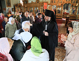 В среду Светлой седмицы Правящий архиерей Шахтинской епархии Преосвященнейший епископ Симон совершил Божественную литургию в храме Вознесения Господня г. Шахты