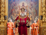 Преосвященнейший епископ Симон с сонмом архипастырей совершил Божественную литургию в Ростовском кафедральном соборе Рождества Пресвятой Богородицы