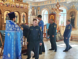 Совместный молебен перед иконой Божией Матери «Неопалимая купина» в станице Боковской   