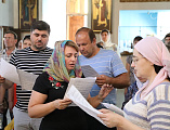В день памяти и скорби в Покровском кафедральном соборе провели памятное мероприятие и совершили молитву об упокоении жертв Великой Отечественной войны