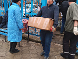 В рамках межъепархиального сотрудничества из разных регионов страны в Шахтинскую епархию поступают гуманитарные грузы для оказания помощи вынужденным переселенцам из Донбасса