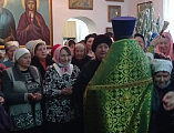 В поселке Отрадный престольный праздник в часть преподобного Серафима Саровского