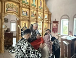 Прихожане храмов Боковского района совершили паломническую поездку в Свято-Покровский мужской монастырь слободы Верхнемакеевка Кашарского района 