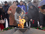 Эхо далекой войны: в Октябрьском районе почтили память павших героев-освободителей