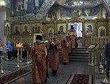 Преосвященнейший епископ Симон совершил Божественную литургию в Покровском кафедральном соборе г. Шахты