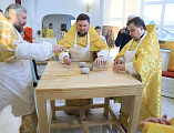Преосвященнейший епископ Симон совершил чин великого освящения храма Державной иконы Божией Матери г. Донецка