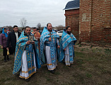 В престольный день состоялось соборное богослужение в храме в честь иконы Божией Матери Всех Скорбящих Радосте села Тихая Журавка Чертково-Калитвенского благочиния