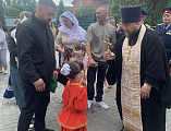 В Миллеровском юрте провели старинный казачий обряд для детей «посажение на коня».