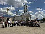 В станице Калитвенской освятили купол и крест для часовни в честь блаженной Матроны Московской
