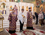 В Неделю Торжества Православия епископ Симон совершил Божественную литургию в Покровском кафедральном соборе