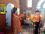 В день памяти святых мучеников Адриана и Наталии в х. Арпачин Багаевского благочиния приход отметил престольный праздник