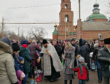 В Свято-Андреевском храме г. Миллерово молитвенно отметили Крещение Господне