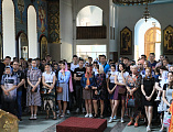 Выпускников школ города Шахты напутствовали в соборе Покрова Пресвятой Богородицы
