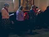 В понедельник первой седмицы Великого поста епископ Шахтинский и Миллеровский Симон совершил великое повечерие с чтением Великого канона преподобного Андрея Критского в Покровском соборе города Шахты