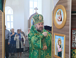 В день престольного праздника Преосвященнейший епископ Симон возглавил Божественную литургию в храме святого благоверного князя Александра Невского г. Шахты